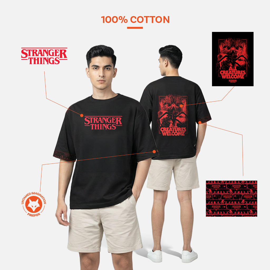 Stranger Things x Firefox Mind Flayer Tshirt - Image 3
