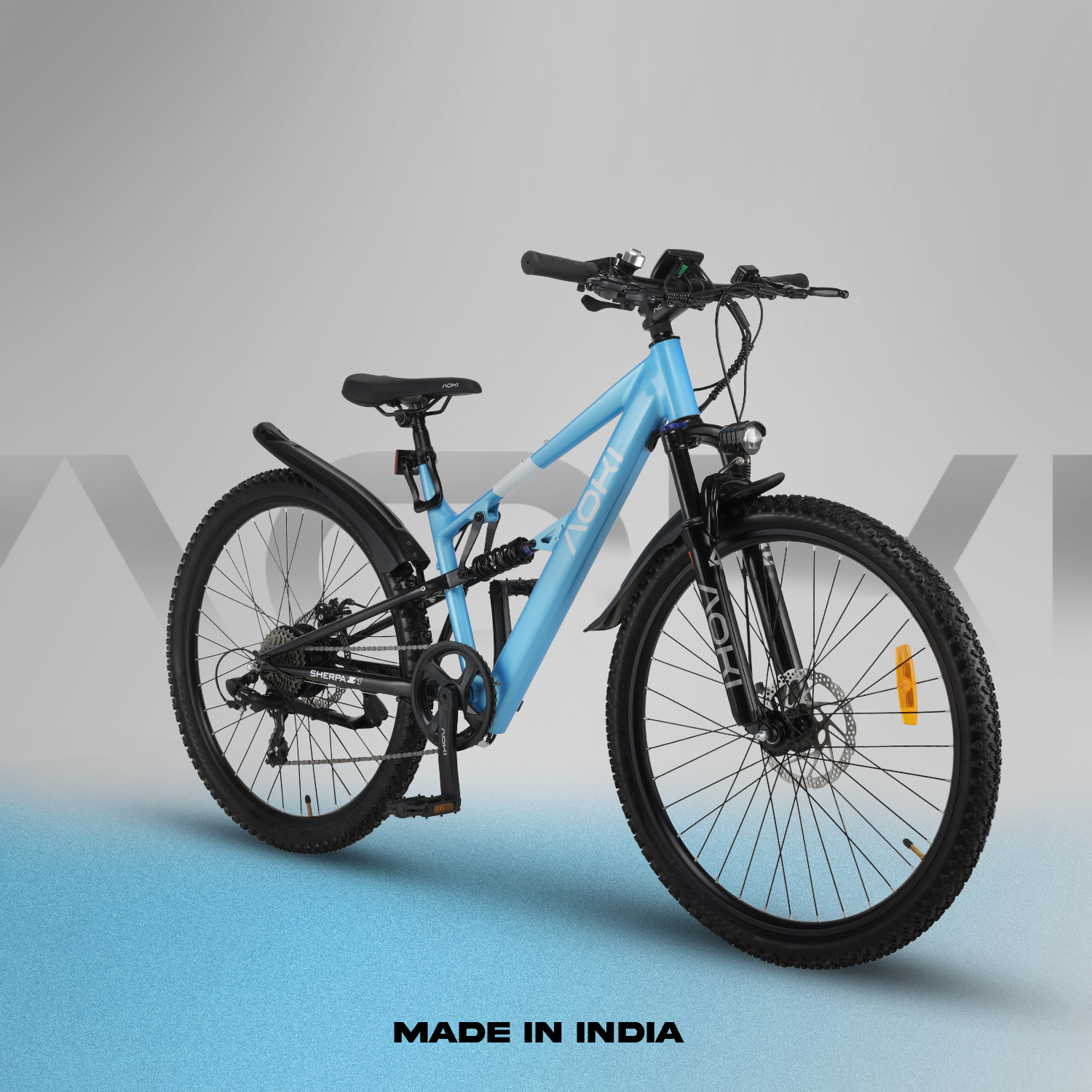 Sherpa Z1 – Best Budget Electric Mountain Bike in India | Aoki - Image 3