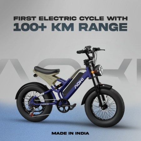 Street Mamba – Best Long Range Fat Tyre Electric Cycle in India | Midnight Blue