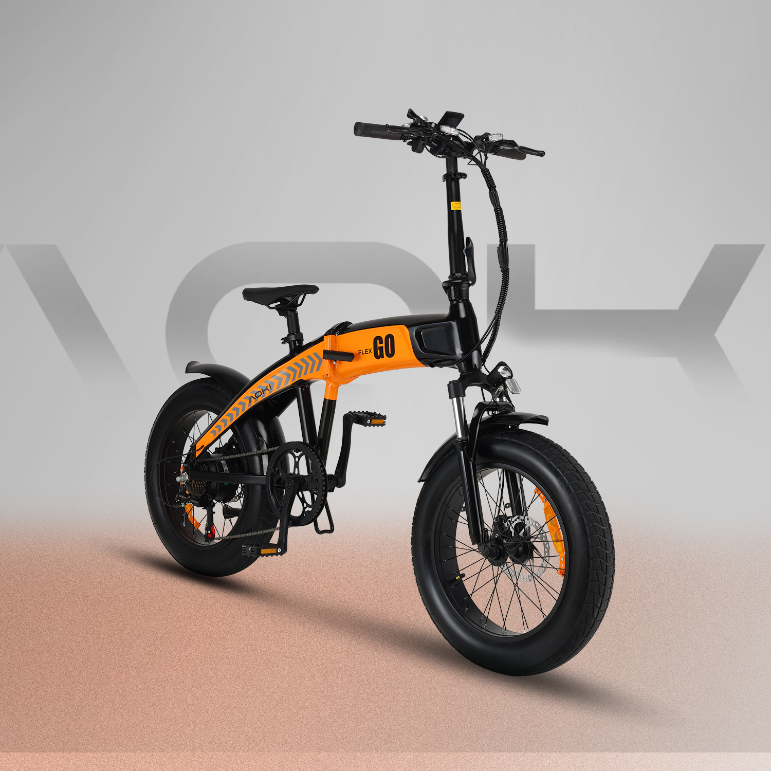 Flex GO – Best Foldable Fat Tyre Electric Cycle in India | Amber - Image 13