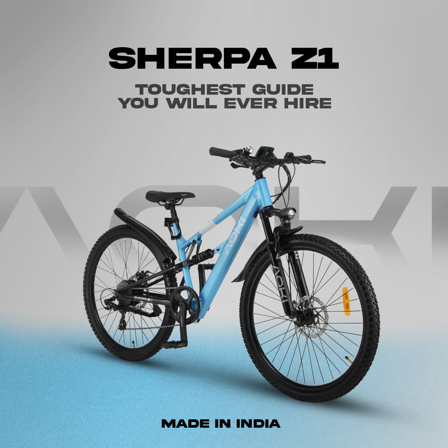 Sherpa Z1 – Best Budget Electric Mountain Bike in India | Aoki - Image 11
