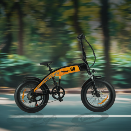 Flex GO – Best Foldable Fat Tyre Electric Cycle in India | Amber