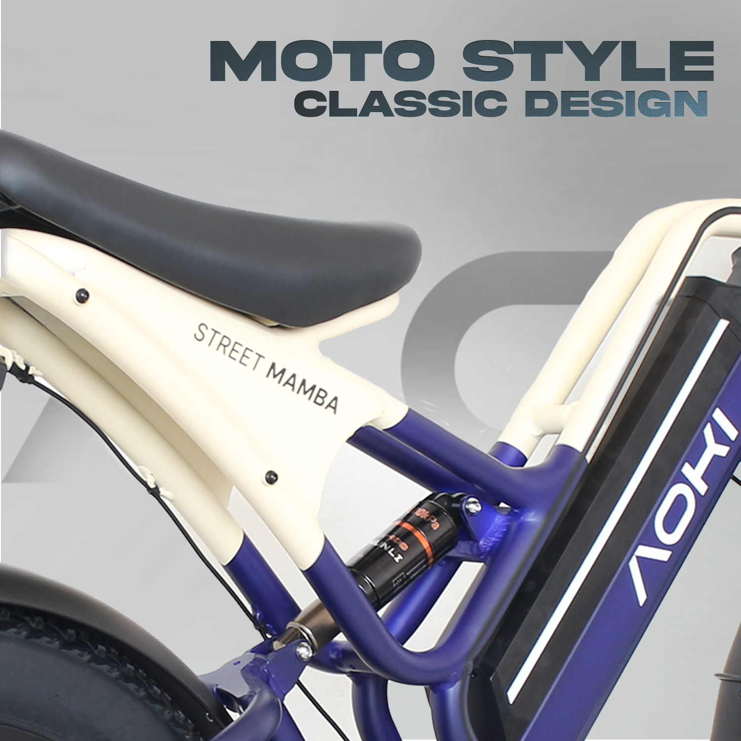 Street Mamba – Best Long Range Fat Tyre Electric Cycle in India | Midnight Blue - Image 2