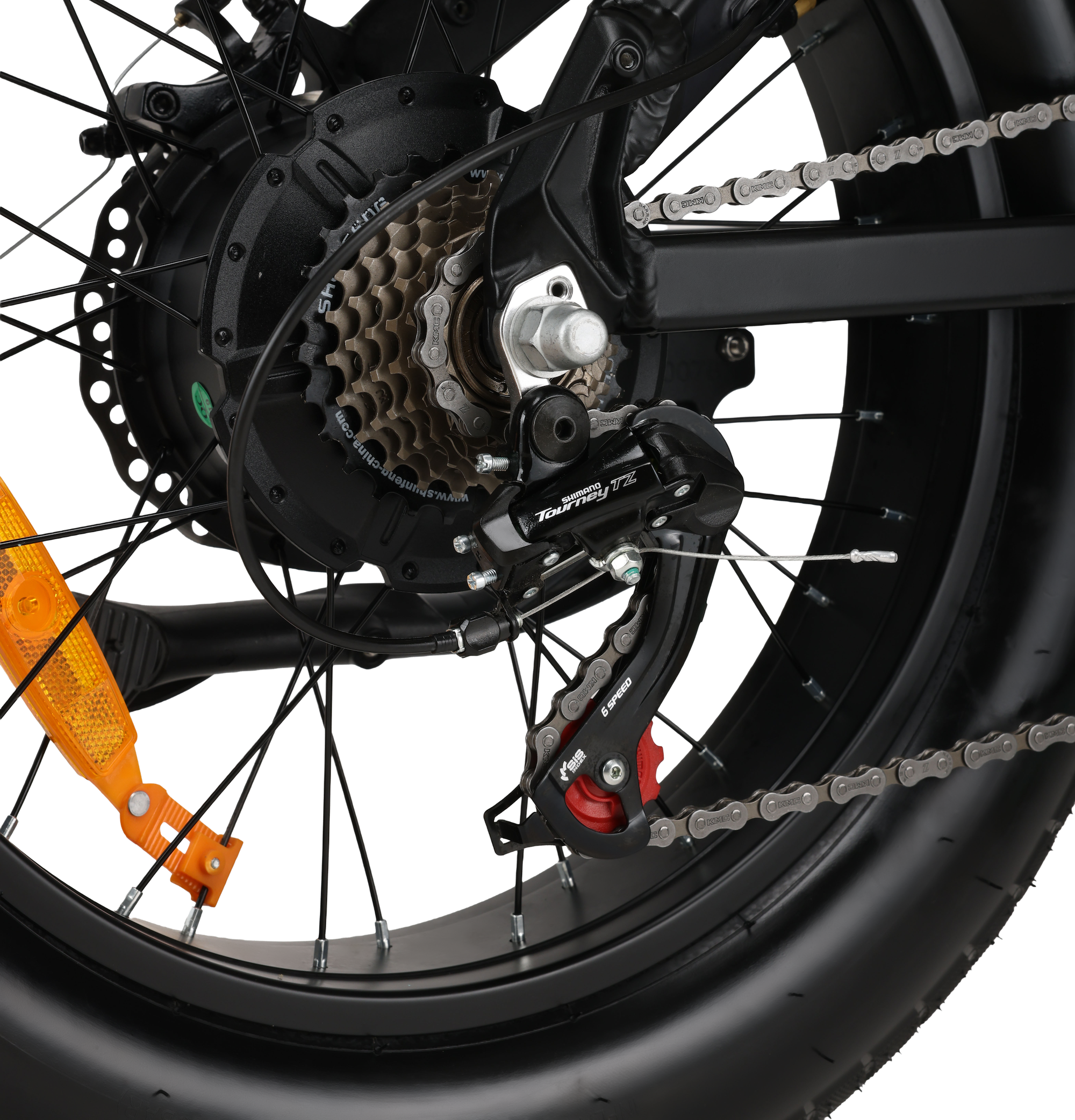 Flex GO – Best Foldable Fat Tyre Electric Cycle in India | Amber - Image 11