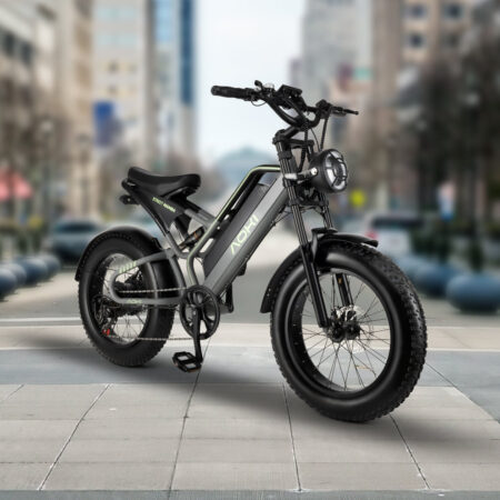 Street Mamba – Best Long Range Fat Tyre Electric Cycle in India | Space Grey