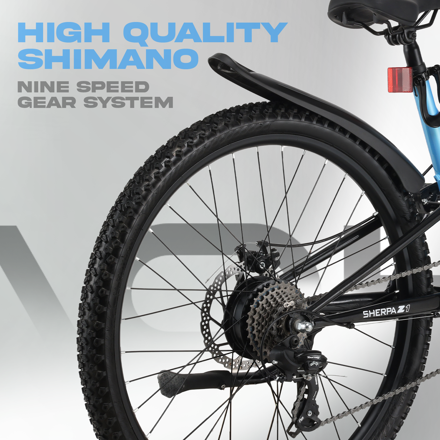 Sherpa Z1 – Best Budget Electric Mountain Bike in India | Aoki - Image 8