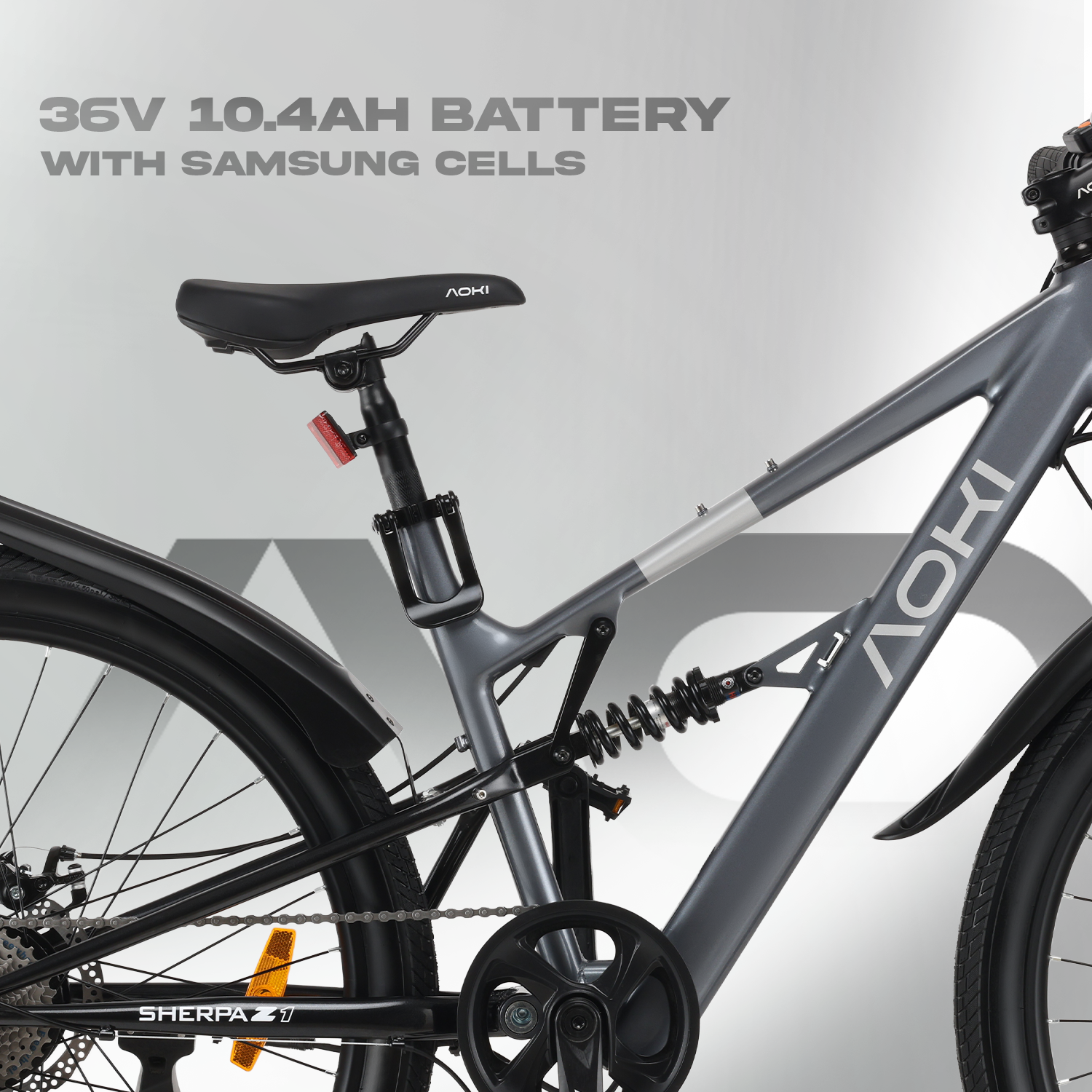 Sherpa Z1 – Best Budget Electric Mountain Bike in India | Aoki - Image 4