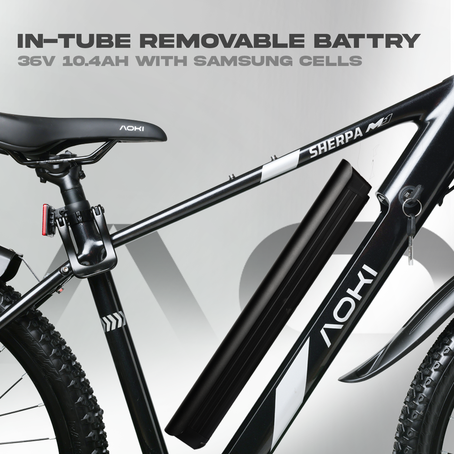 Sherpa M1 – Best Electric Mountain Bike in India | Aoki - Image 4