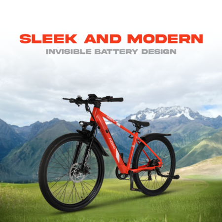 Sherpa M1 – Best Electric Mountain Bike in India | Alpine Orange