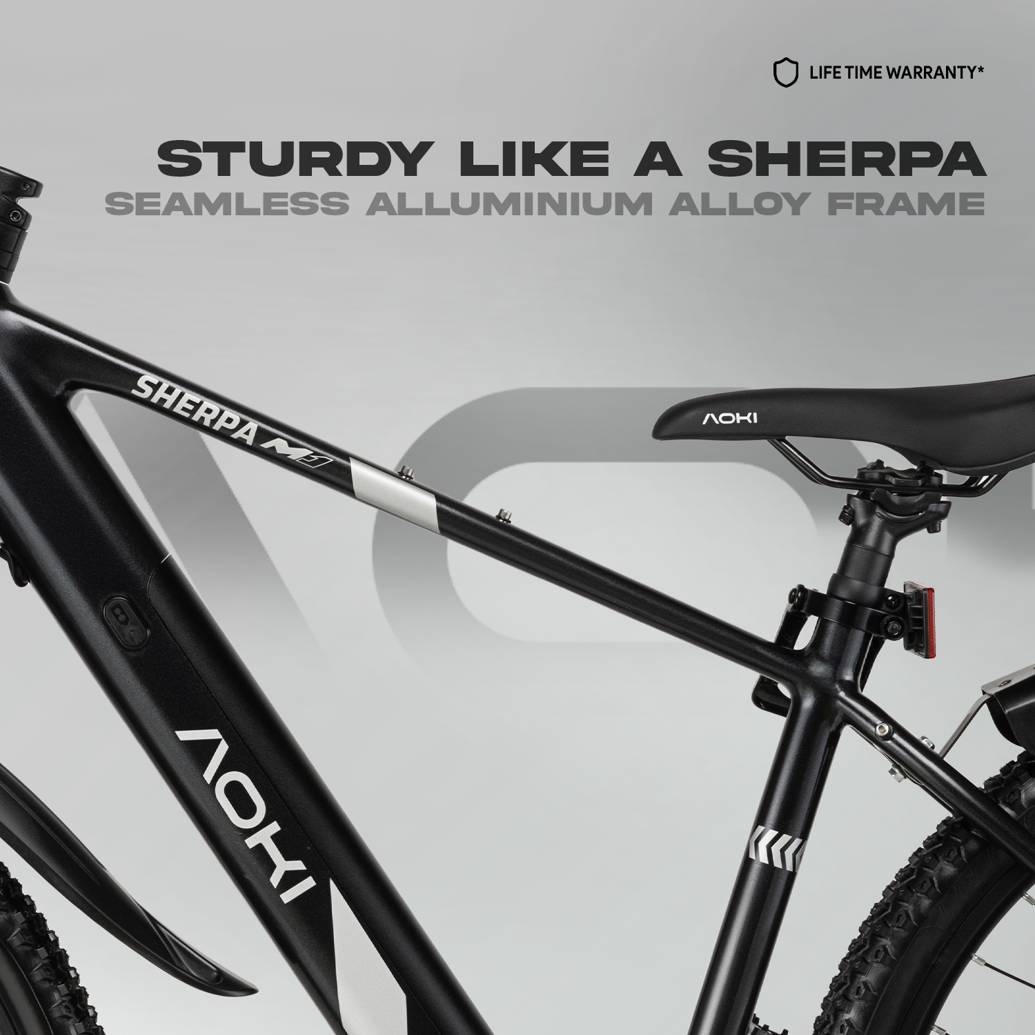 Sherpa M1 – Best Electric Mountain Bike in India | Aoki - Image 2